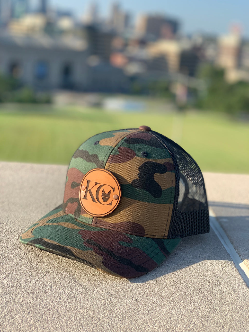 KC Wolf Camo Trucker Hat